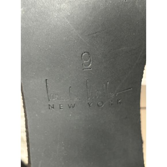 Nicole Miller Carina Heeled Sandal Ankle Strap Chunky Block Open Toe Dressy Sz 9 - Picture 5 of 5